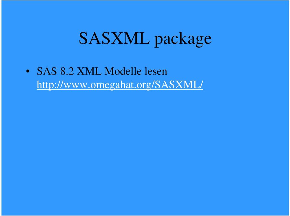 2 XML Modelle