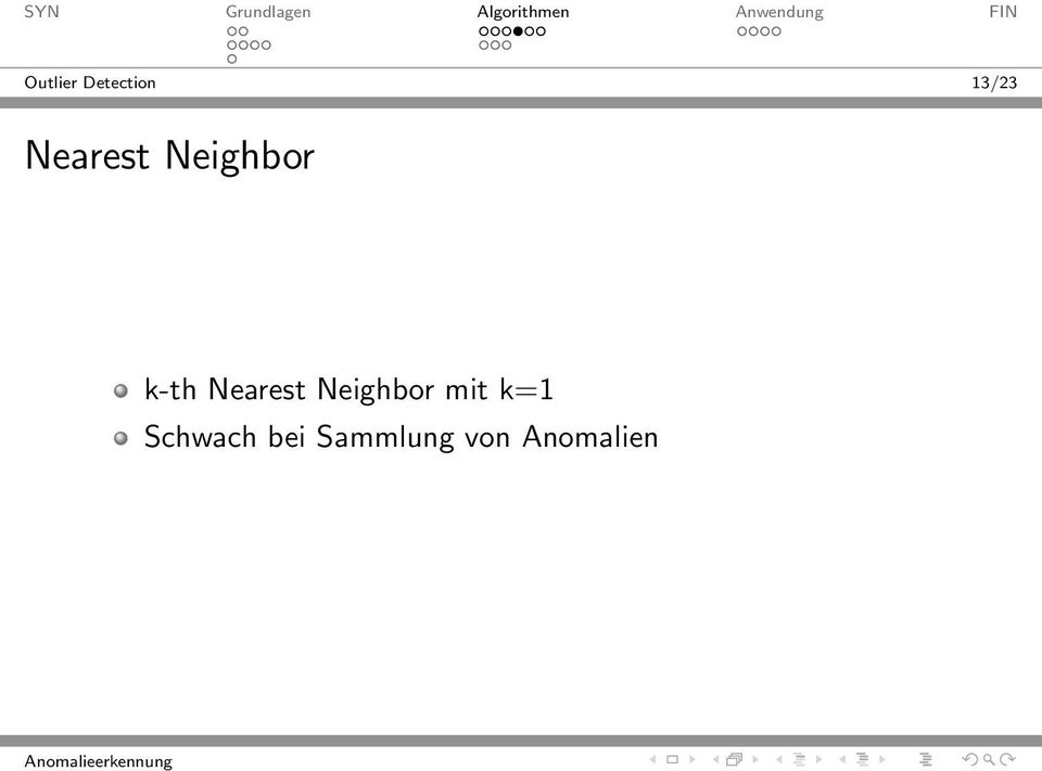 Nearest Neighbor mit k=1