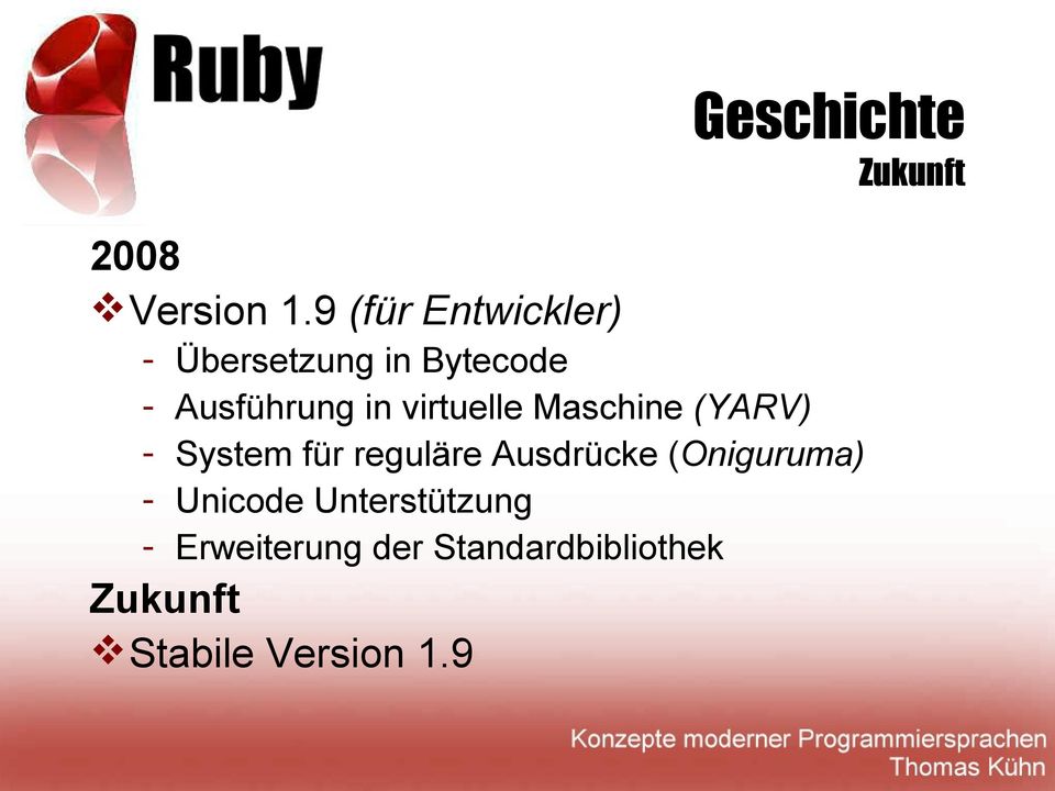 virtuelle Maschine (YARV) - System für reguläre Ausdrücke