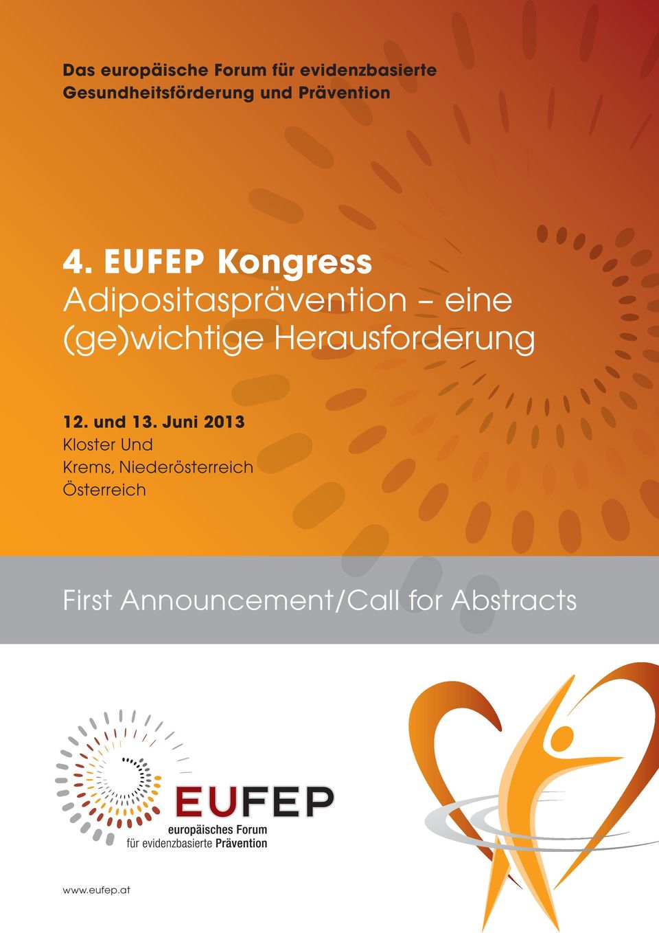 EUFEP Kongress Adipositasprävention eine (ge)wichtige