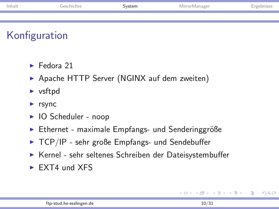 Senderinggröße TCP/IP - sehr große Empfangs- und Sendebuffer Kernel -