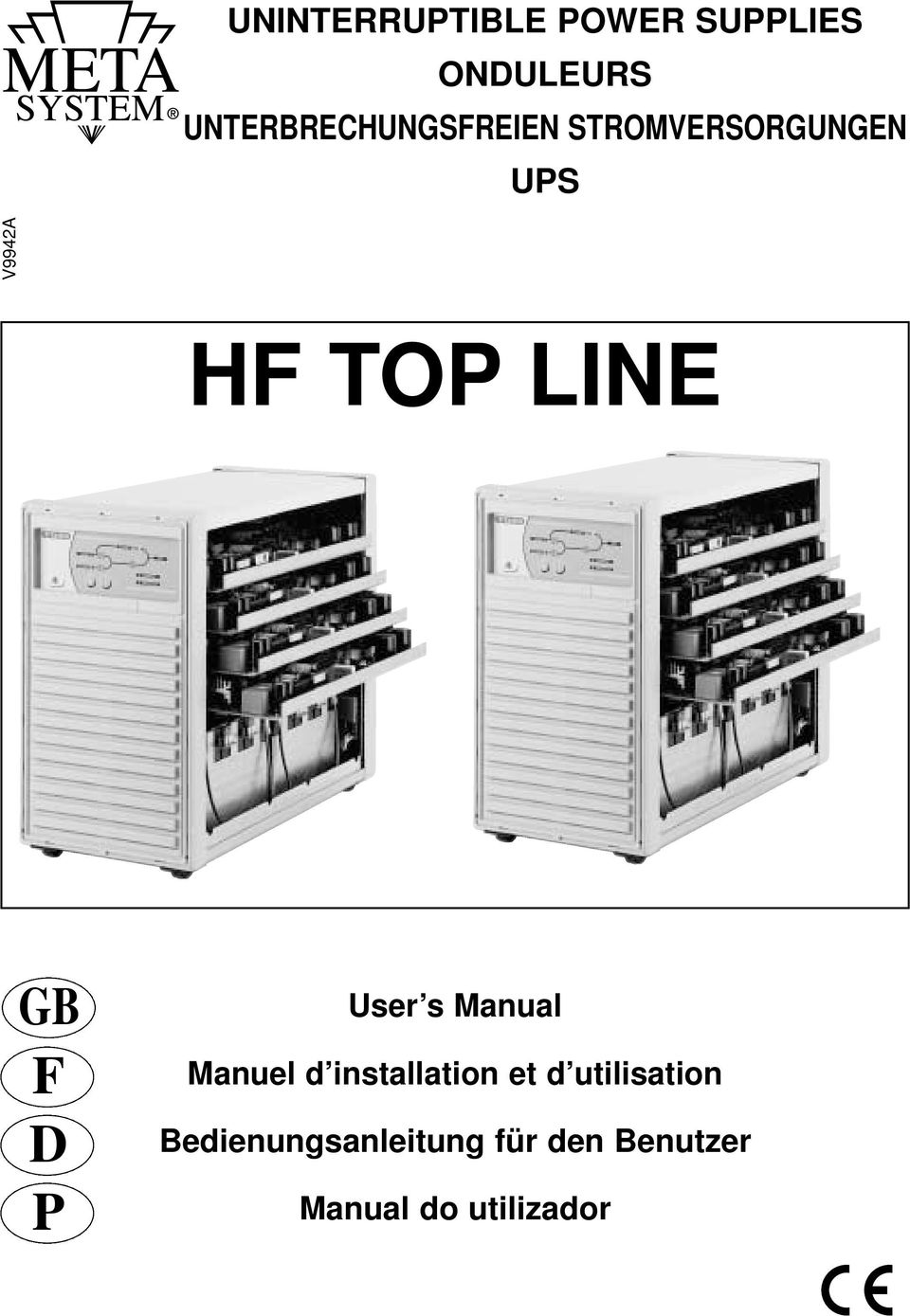 F D P User s Manual Manuel d installation et d
