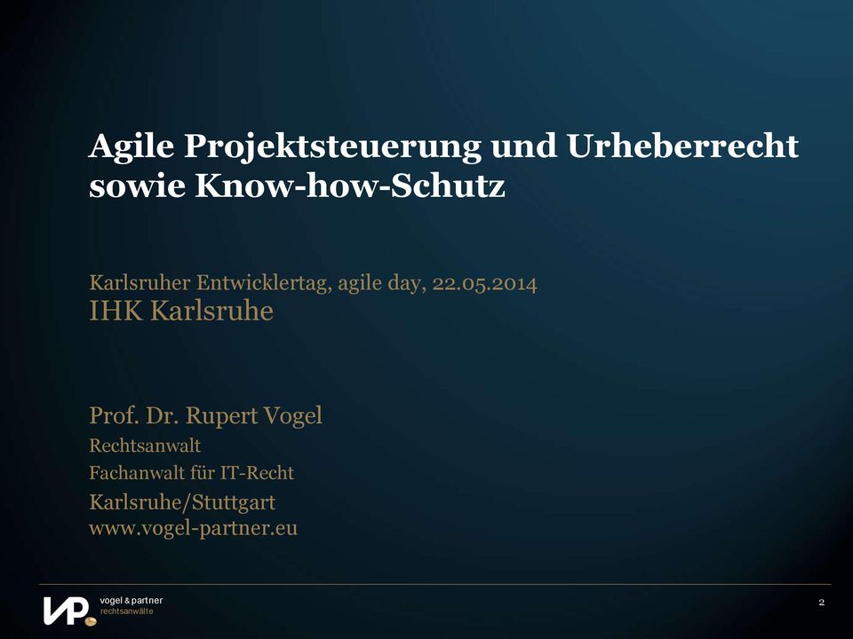 05.2014 IHK Karlsruhe Prof. Dr.
