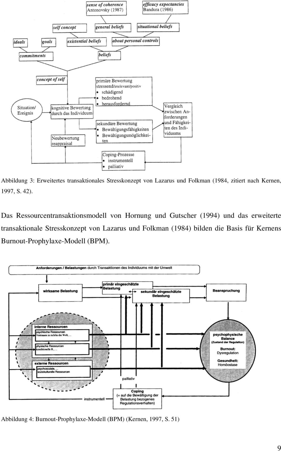 Das Ressourcentransaktionsmodell von Hornung und Gutscher (1994) und das erweiterte transaktionale