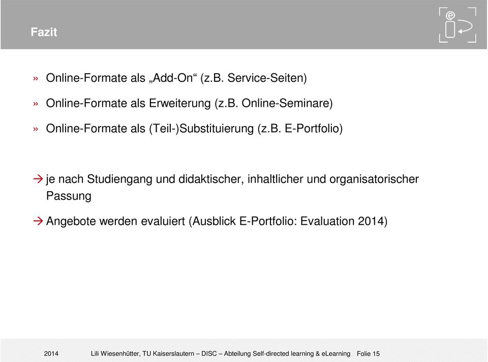 Online-Seminare)» Online-Formate als (Teil-)Subs