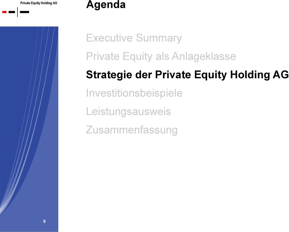 Private Equity Holding AG
