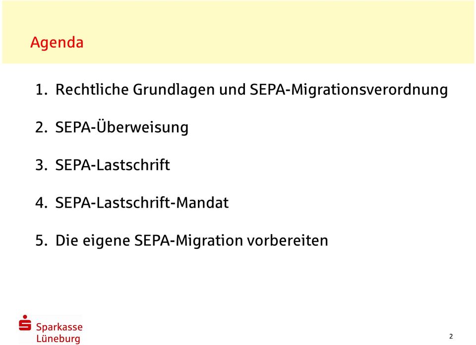 SEPA-Migrationsverordnung 2.