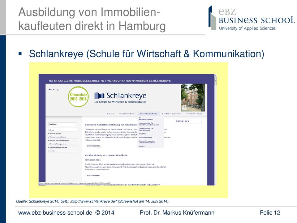 URL: http://www.schlankreye.de/ (Screenshot am 14. Juni 2014).