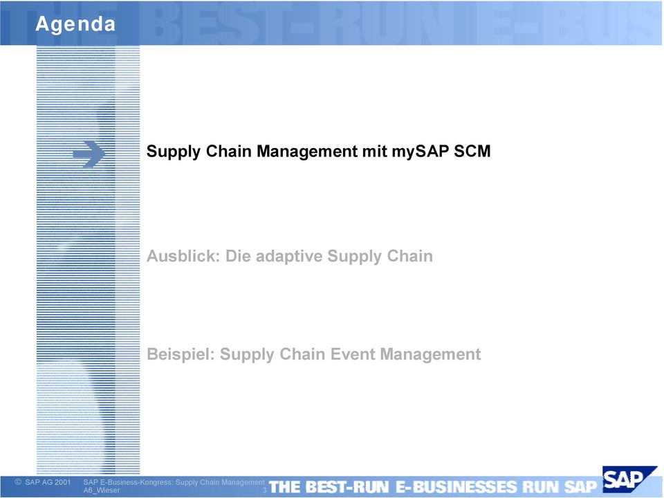 SCM Ausblick: Die adaptive Supply