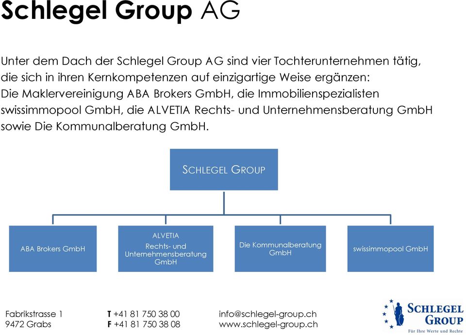 Unternehmensberatung GmbH sowie Die Kommunalberatung GmbH.