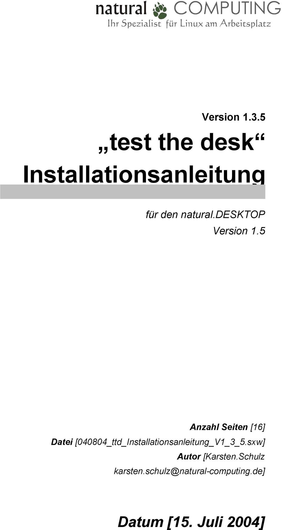 desktop Version 1.
