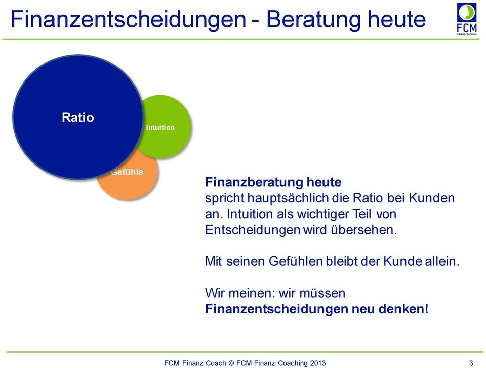 Intuition als wichtiger Teil von Entscheidungen wird übersehen.