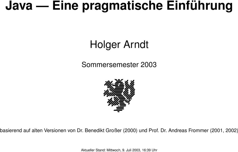 Dr. Benedikt Großer (2000) und Prof. Dr.