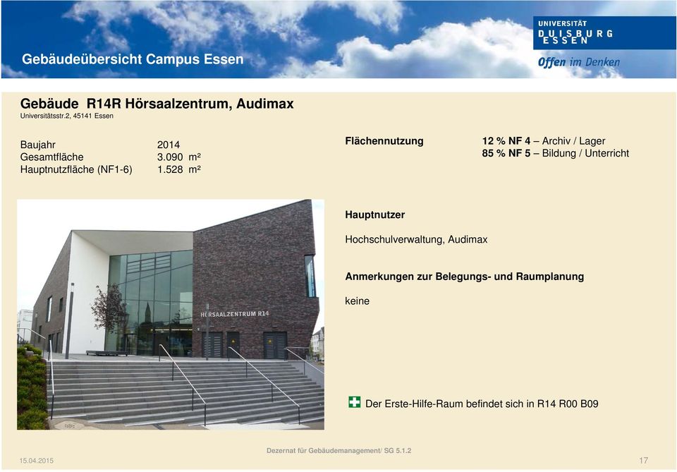 090 m² Hauptnutzfläche (NF1-6) 1.