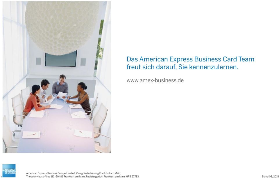 de American Express Services Europe Limited, Zweigniederlassung