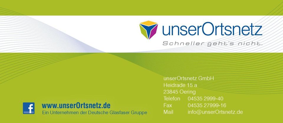 unserortsnetz GmbH Heidrade 15 a 23845 Oering