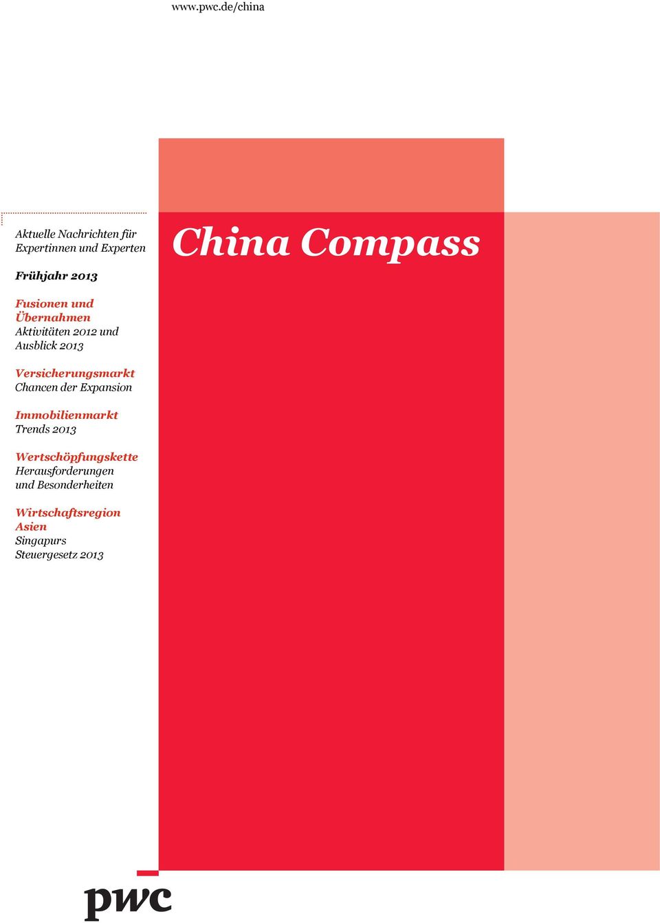 Compass Fusionen und Übernahmen Aktivitäten 2012 und Ausblick 2013