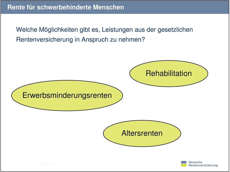 gesetzlichen Rentenversicherung in Anspruch zu