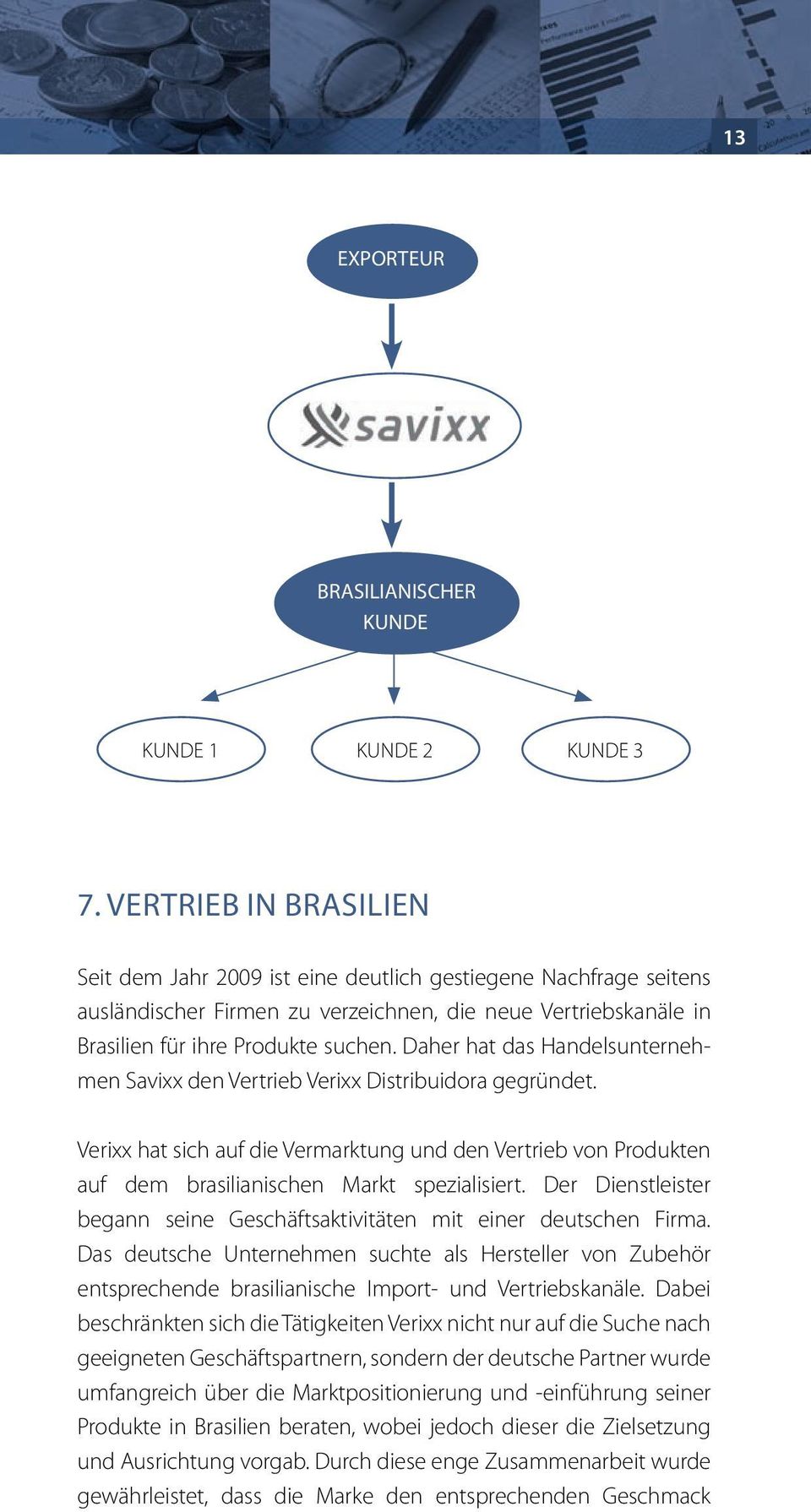 Daher hat das Handelsunternehmen Savixx den Vertrieb Verixx Distribuidora gegründet. Verixx hat sich auf die Vermarktung und den Vertrieb von Produkten auf dem brasilianischen Markt spezialisiert.