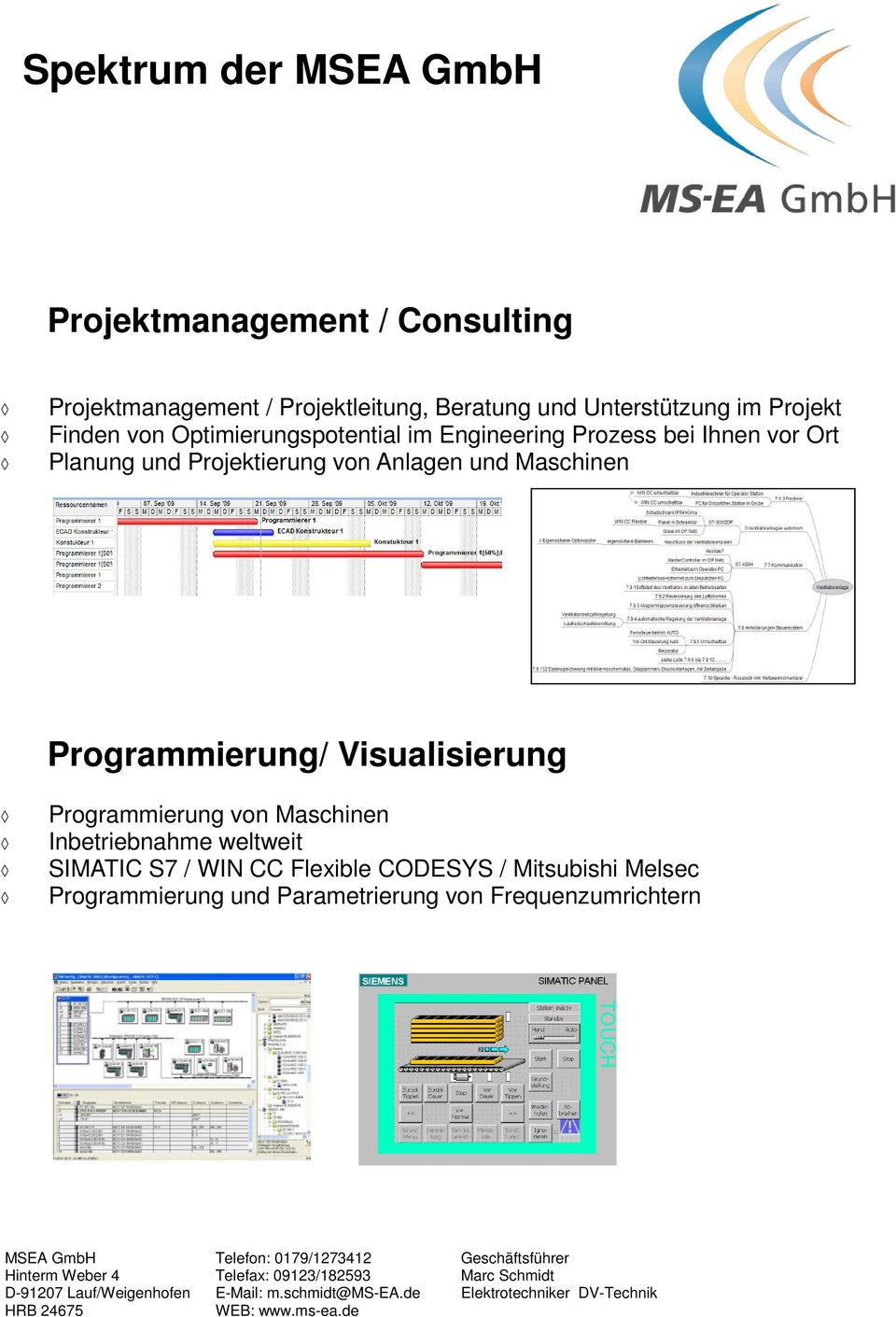 Projektierung von Anlagen und Maschinen Programmierung/ Visualisierung Programmierung von Maschinen