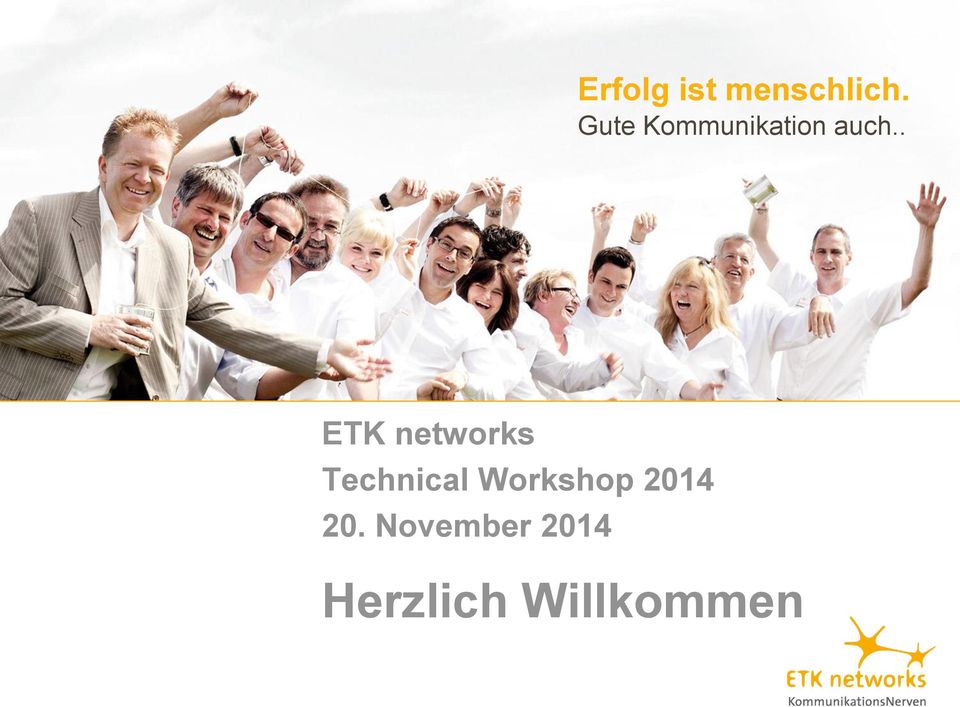 . ETK networks Technical