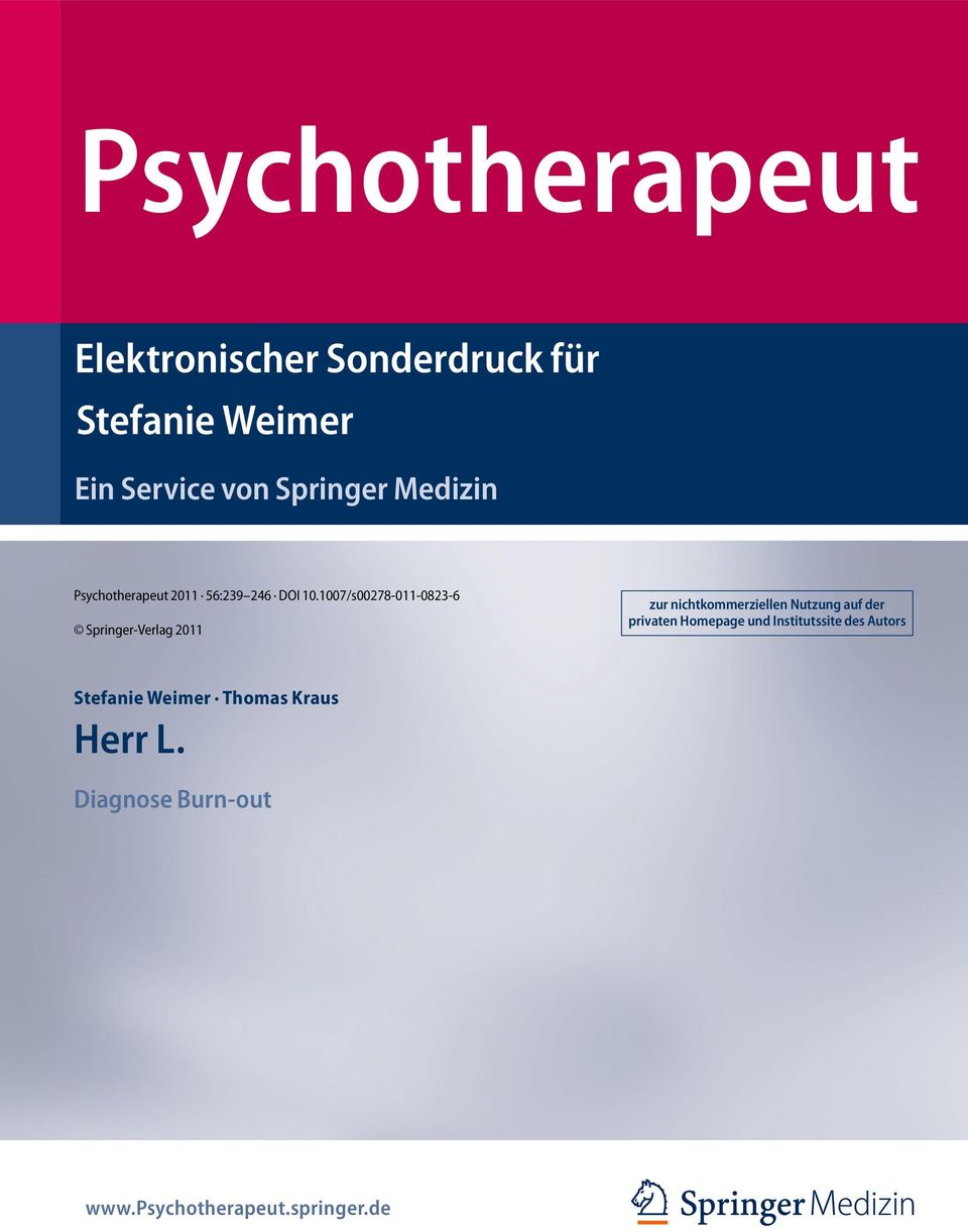1007/s00278-011-0823-6 Springer-Verlag 2011 zur nichtkommerziellen Nutzung auf der