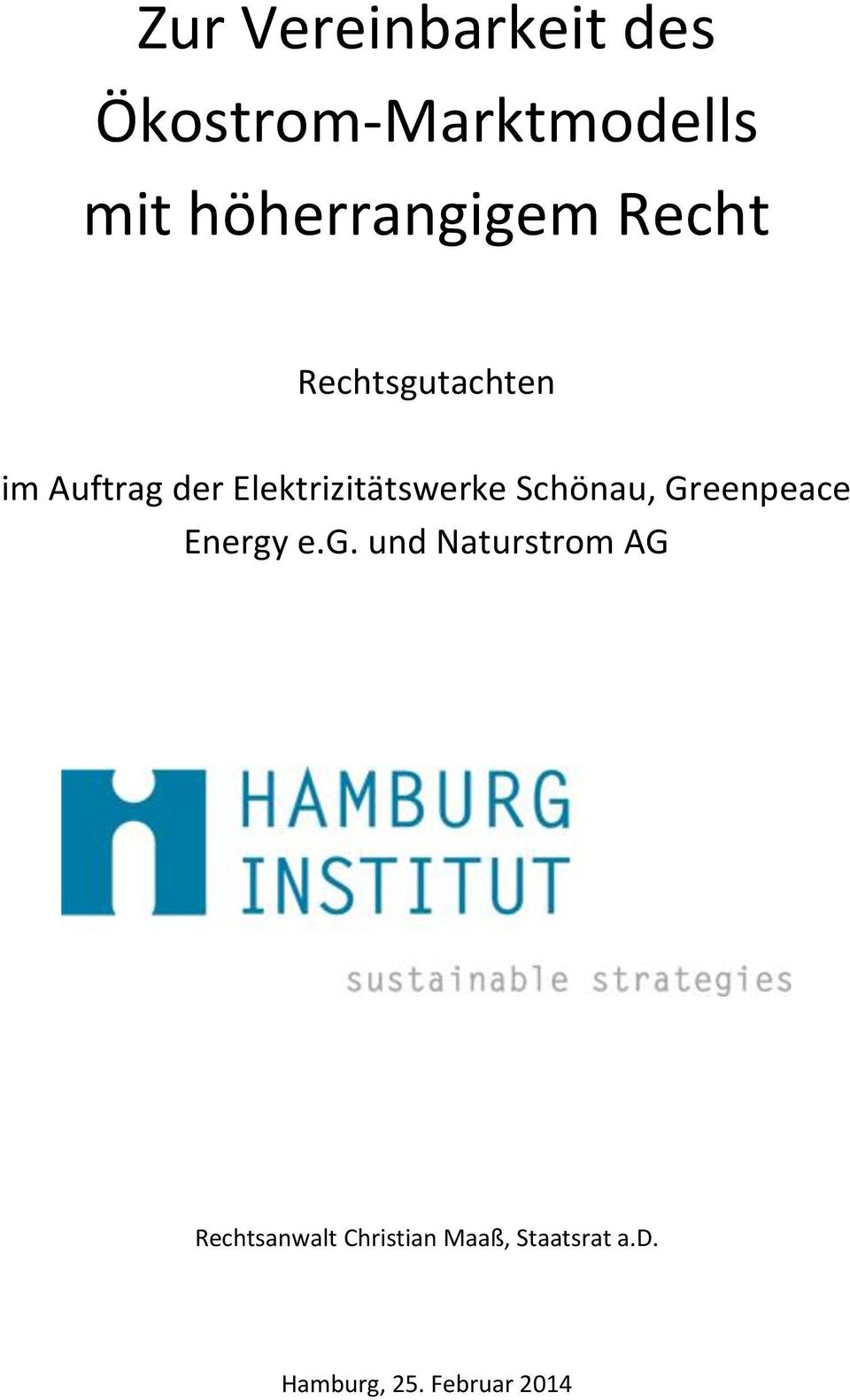 Elektrizitätswerke Schönau, Greenpeace Energy