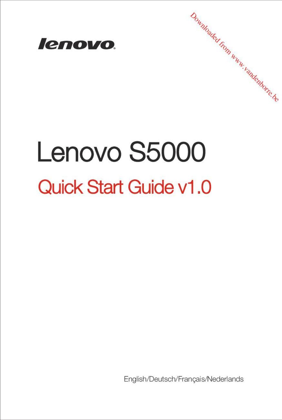 v Lenovo S5000 Quick