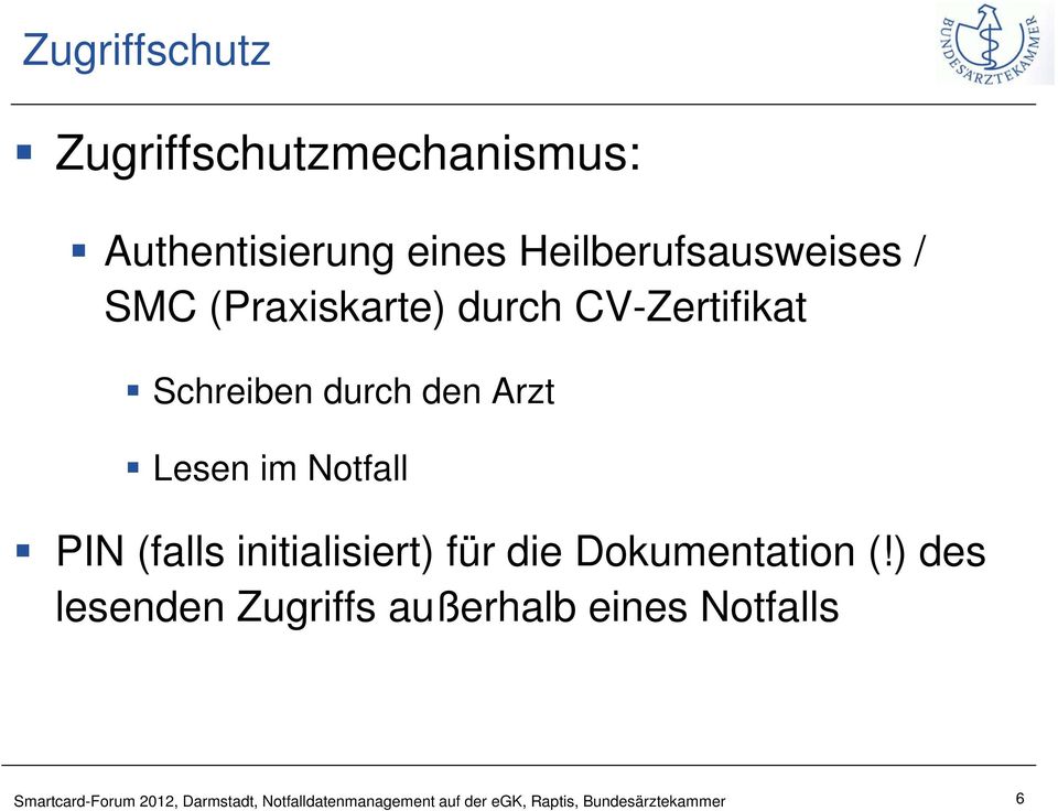 initialisiert) für die Dokumentation (!