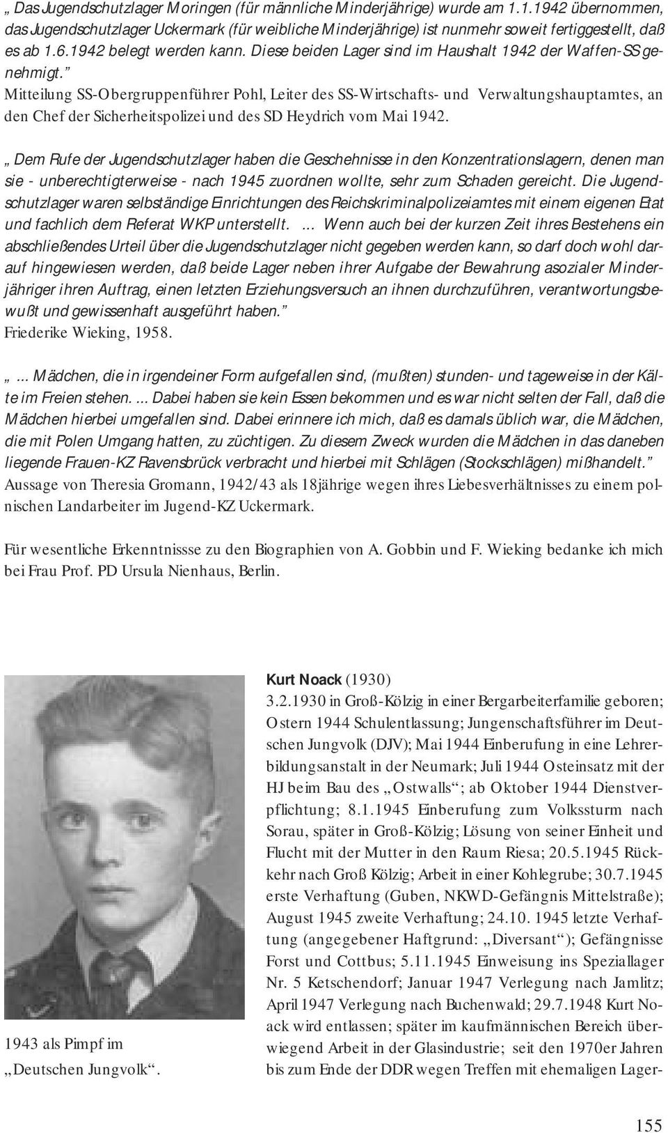 Mitteilung SS-Obergruppenführer Pohl, Leiter des SS-Wirtschafts- und Verwaltungshauptamtes, an den Chef der Sicherheitspolizei und des SD Heydrich vom Mai 1942.