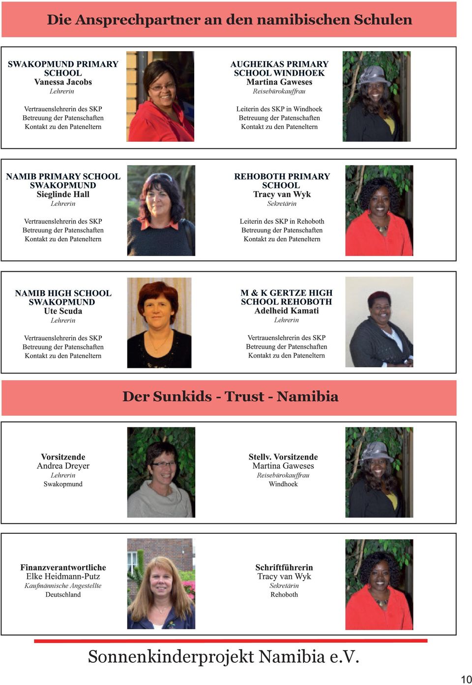 DerSunkids-Trust-Namibia Lehrerin Reisebürokauffrau