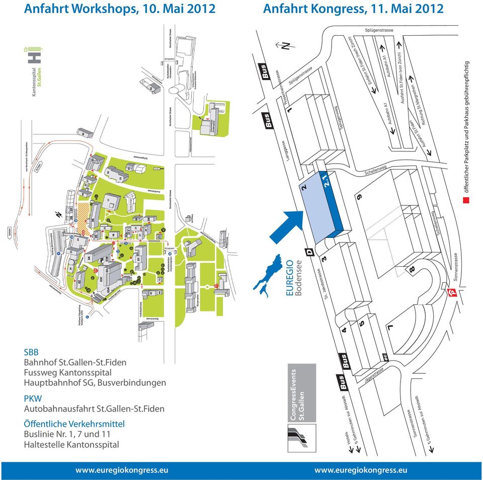 Workshops, 10. Mai 2012 SBB Bahnhof St.Gallen-St.
