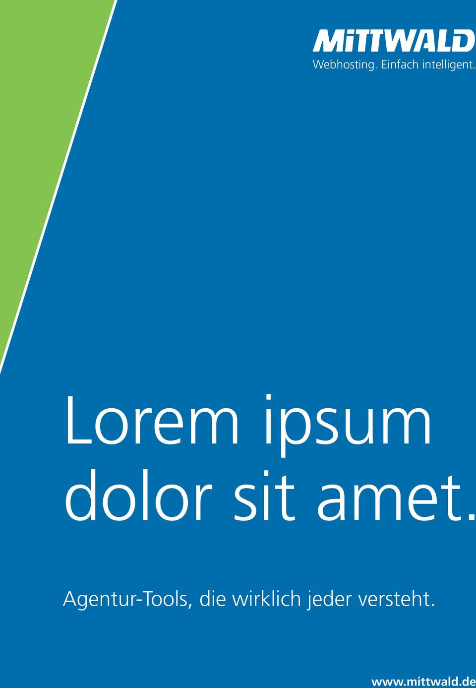 Werbeanzeige Lorem ipsum