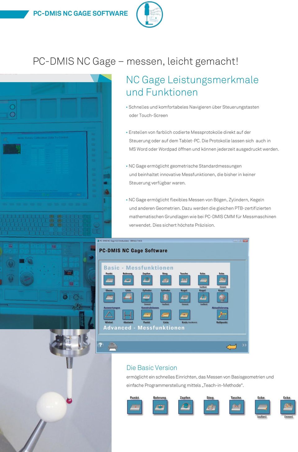 auf dem Tablet-PC. Die Protokolle lassen sich auch in MS Word oder Wordpad öffnen und können jederzeit ausgedruckt werden.