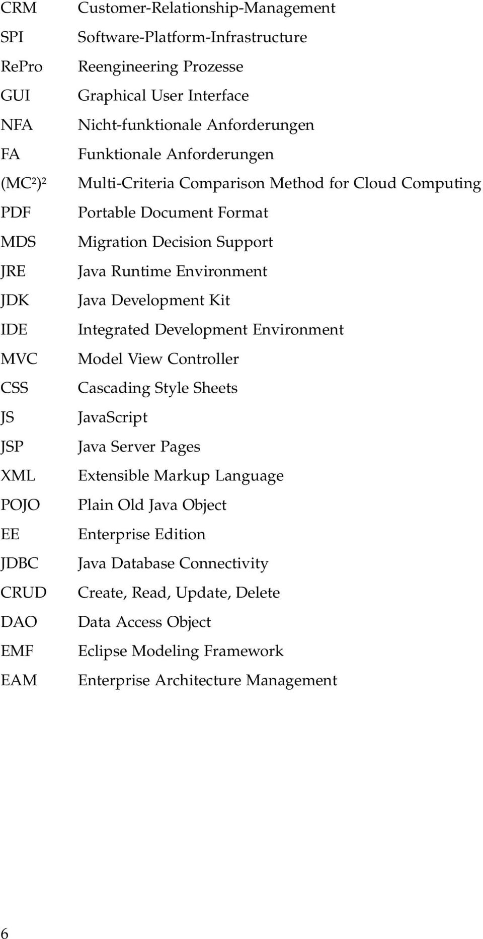 Decision Support Java Runtime Environment Java Development Kit Integrated Development Environment Model View Controller Cascading Style Sheets JavaScript Java Server Pages Extensible