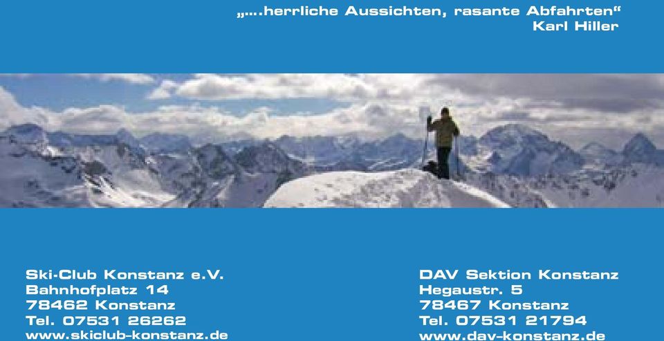07531 26262 www.skiclub konstanz.