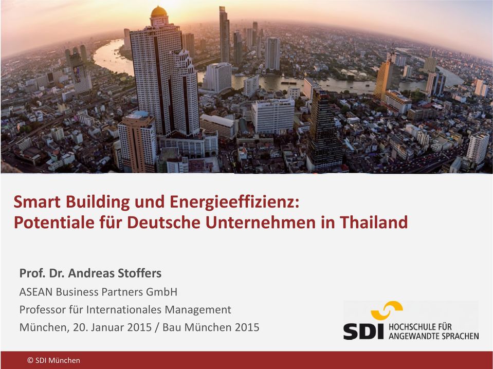 Andreas Stoffers ASEAN Business Partners GmbH Professor für