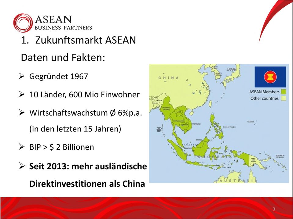 a. (in den letzten 15 Jahren) BIP > $ 2 Billionen Seit