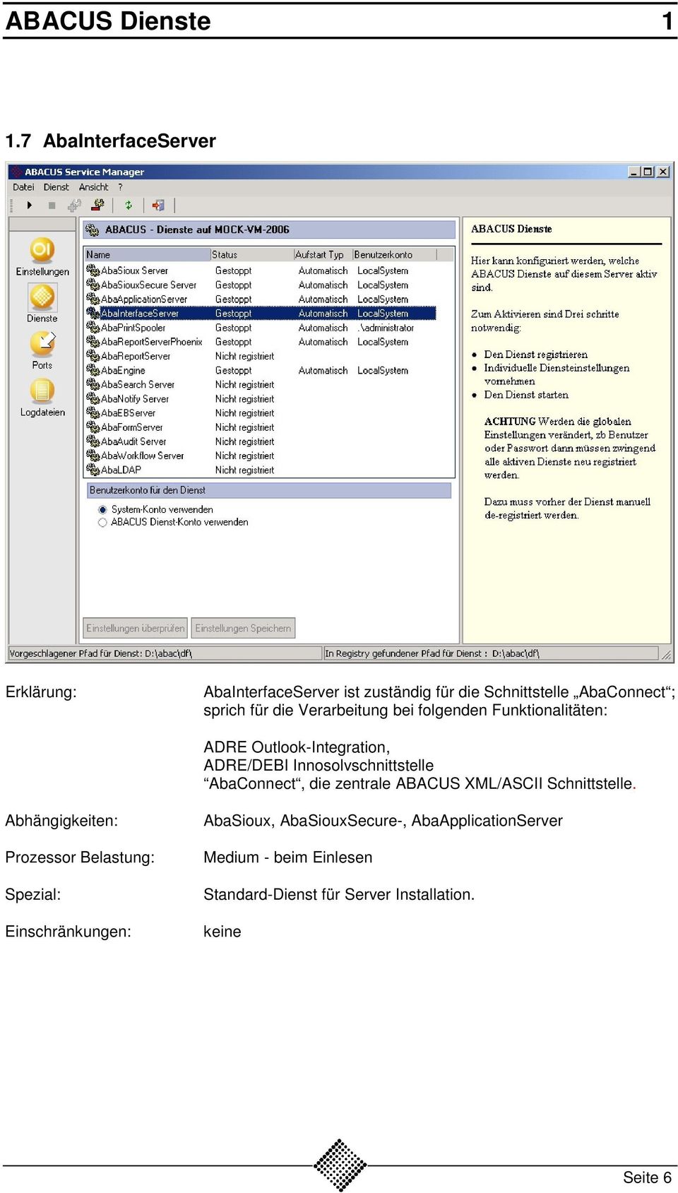 Innosolvschnittstelle AbaConnect, die zentrale ABACUS XML/ASCII Schnittstelle.