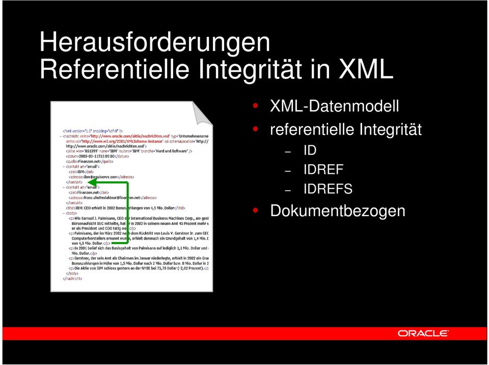 XML XML-Datenmodell