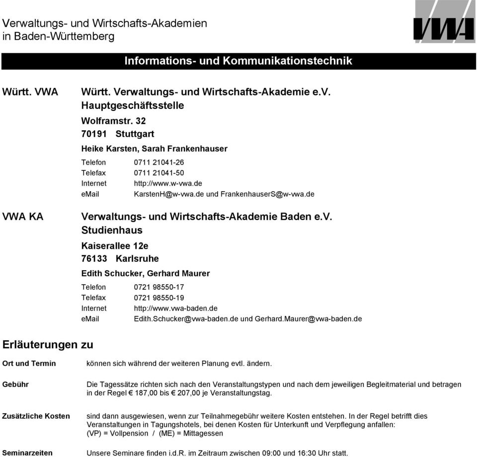 de VWA KA Verwaltungs- und Wirtschafts-Akademie Baden e.v.