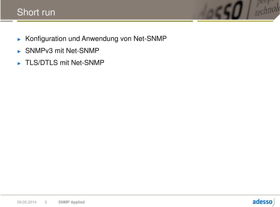mit Net-SNMP TLS/DTLS mit