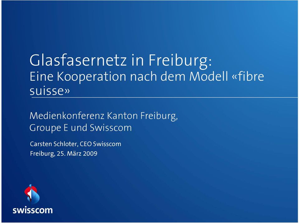 Medienkonferenz Kanton Freiburg, Groupe E