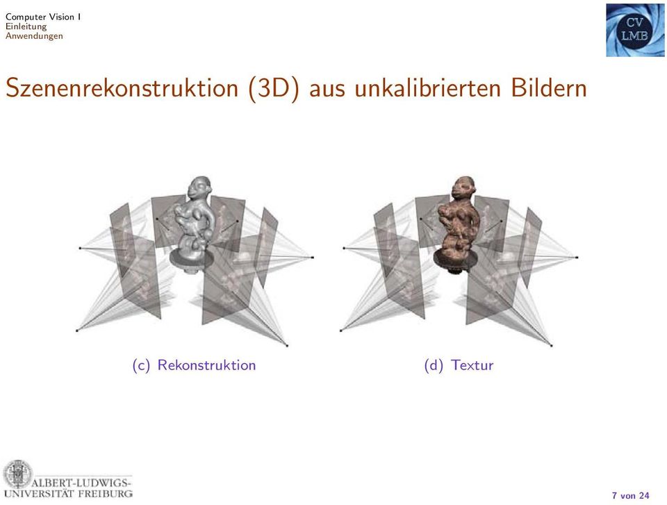 aus unkalibrierten Bildern