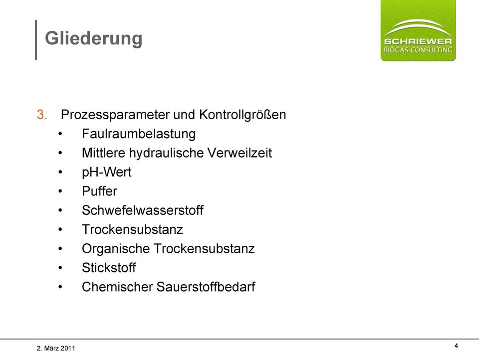 hydraulische Verweilzeit ph-wert Puffer