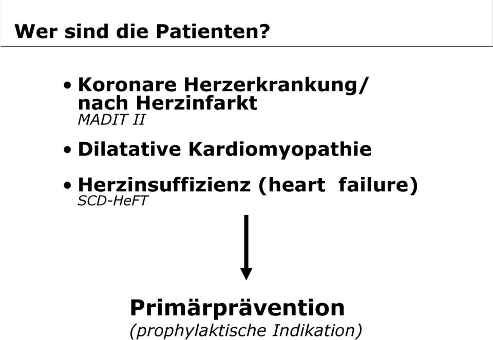 II Dilatative Kardiomyopathie Herzinsuffizienz