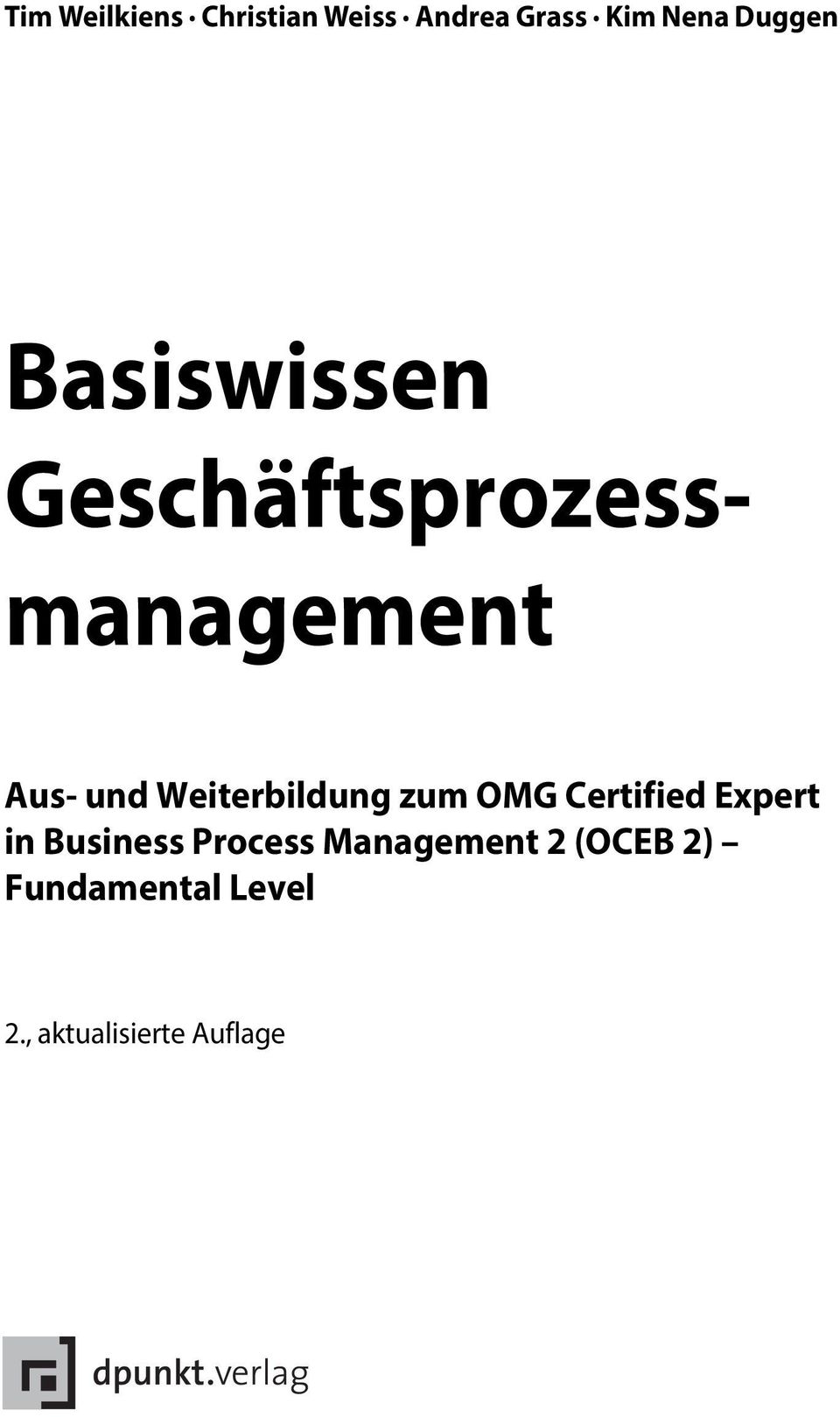 Weiterbildung zum OMG Certified Expert in Business