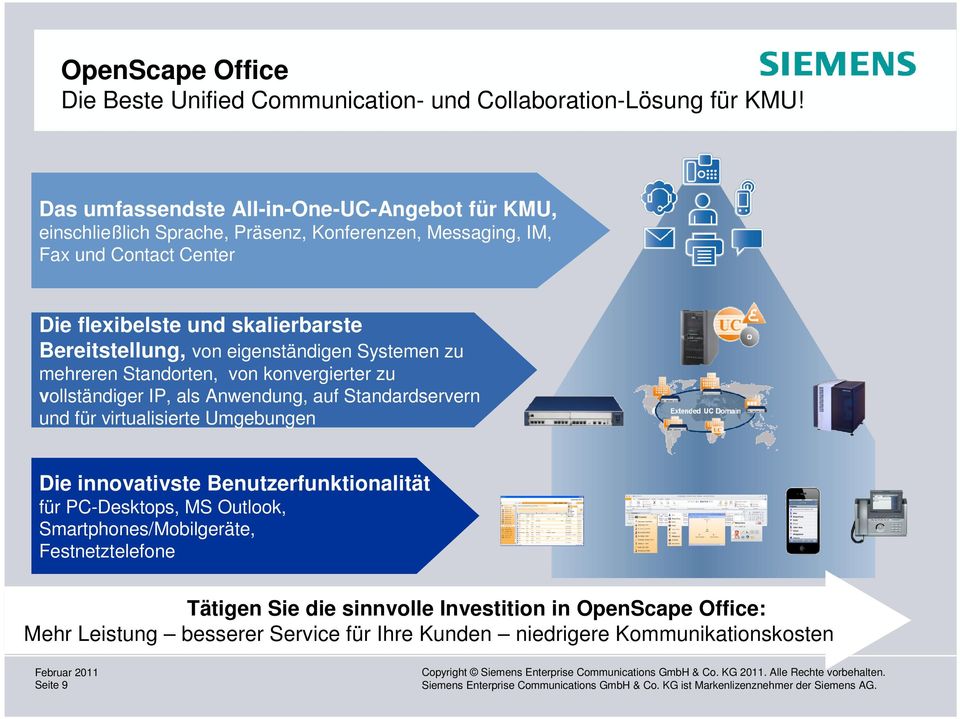 Bereitstellung, von eigenständigen Systemen zu mehreren Standorten, von konvergierter zu vollständiger IP, als Anwendung, auf Standardservern und für virtualisierte