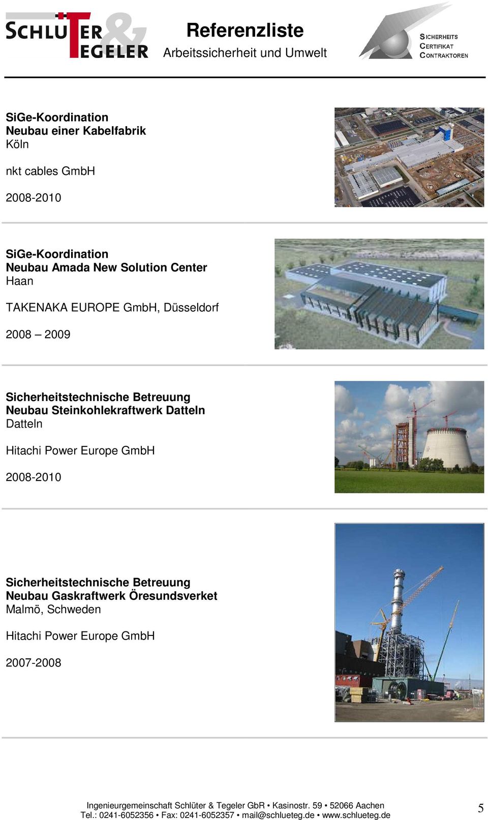 Steinkohlekraftwerk Datteln Datteln Hitachi Power Europe GmbH 2008-2010