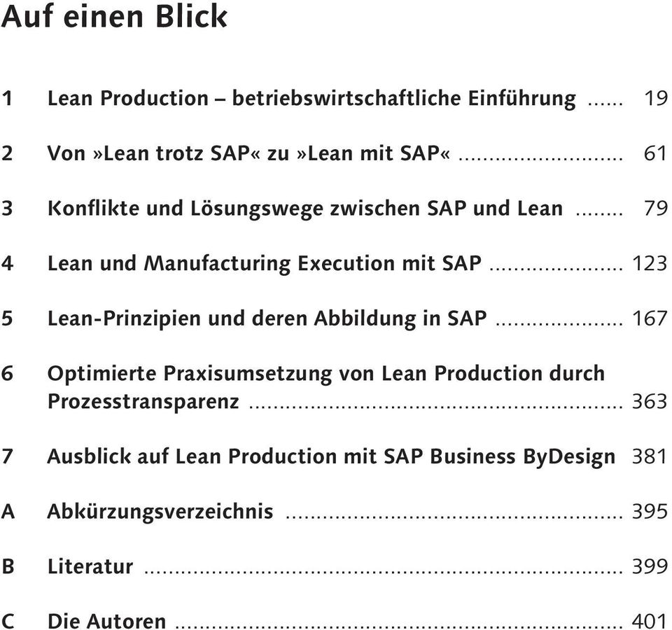 .. 123 5 Lean-Prinzipien und deren Abbildung in SAP.